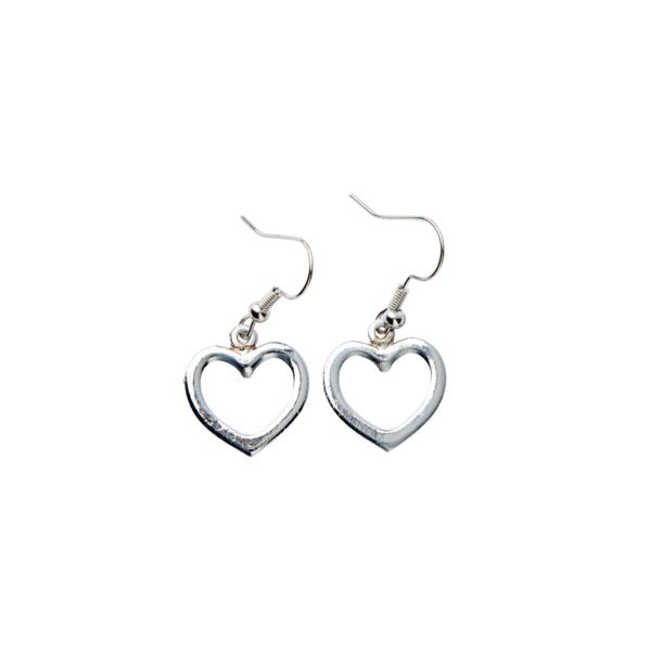 Earrings – Silver Love Hearts