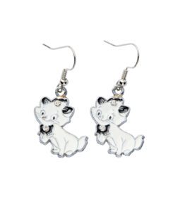 Earrings – Cute Kitty Cat with Dimonte