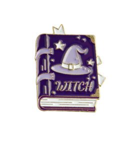 Witch Book Pin