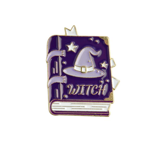 Witch Book Pin