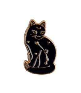 Black Mystic Cat Pin