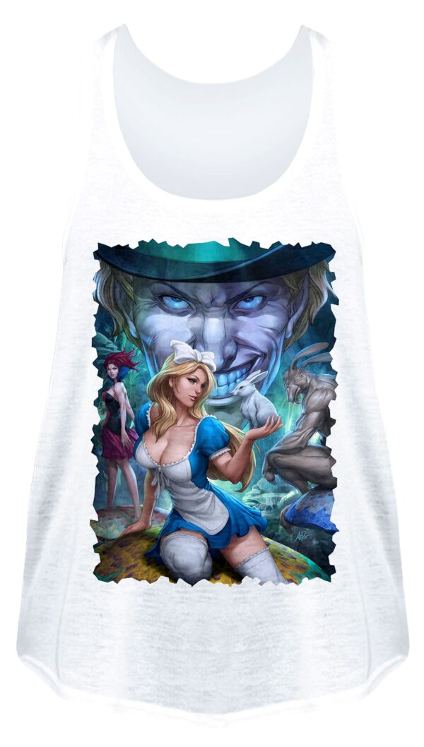 Mad Hatter with Sexy Alice Singlet
