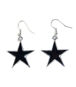 Earrings – Black Stars