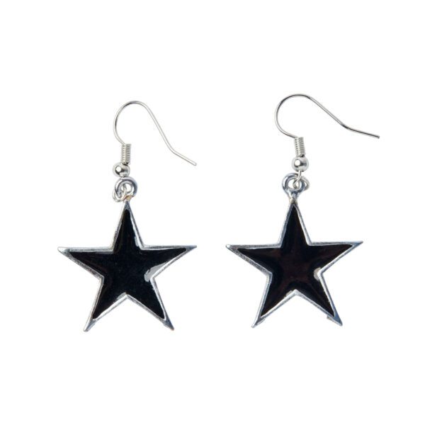 Earrings – Black Stars