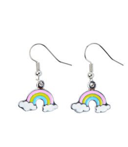Earrings – Rainbow In Clouds