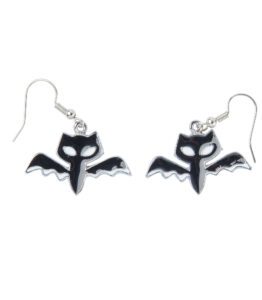 Earrings – Black Bats