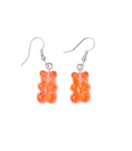 Earrings – Orange Gumibears