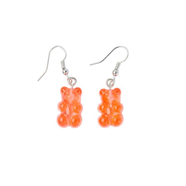 Earrings – Orange Gumibears