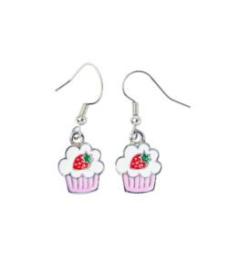 Earrings – Cute Strawberry Cupcakes