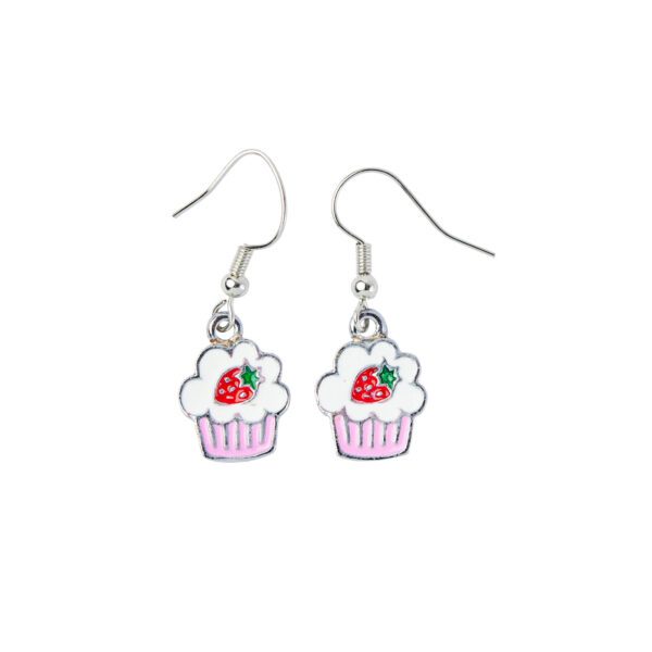 Earrings – Cute Strawberry Cupcakes