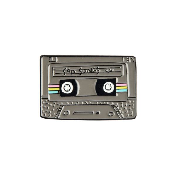 Sad Songs Cassette Pin