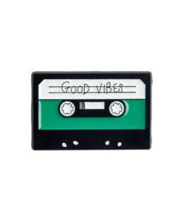 Good Vibes Cassette Pin