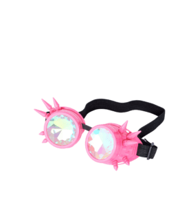 Spike Kaleidoscope Goggles – Pink