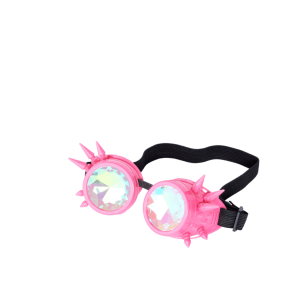 Spike Kaleidoscope Goggles – Pink