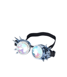 Spike Kaleidoscope Goggles – Metalic
