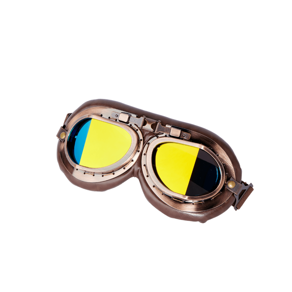 Aviator Goggles Dark Bronze Australia