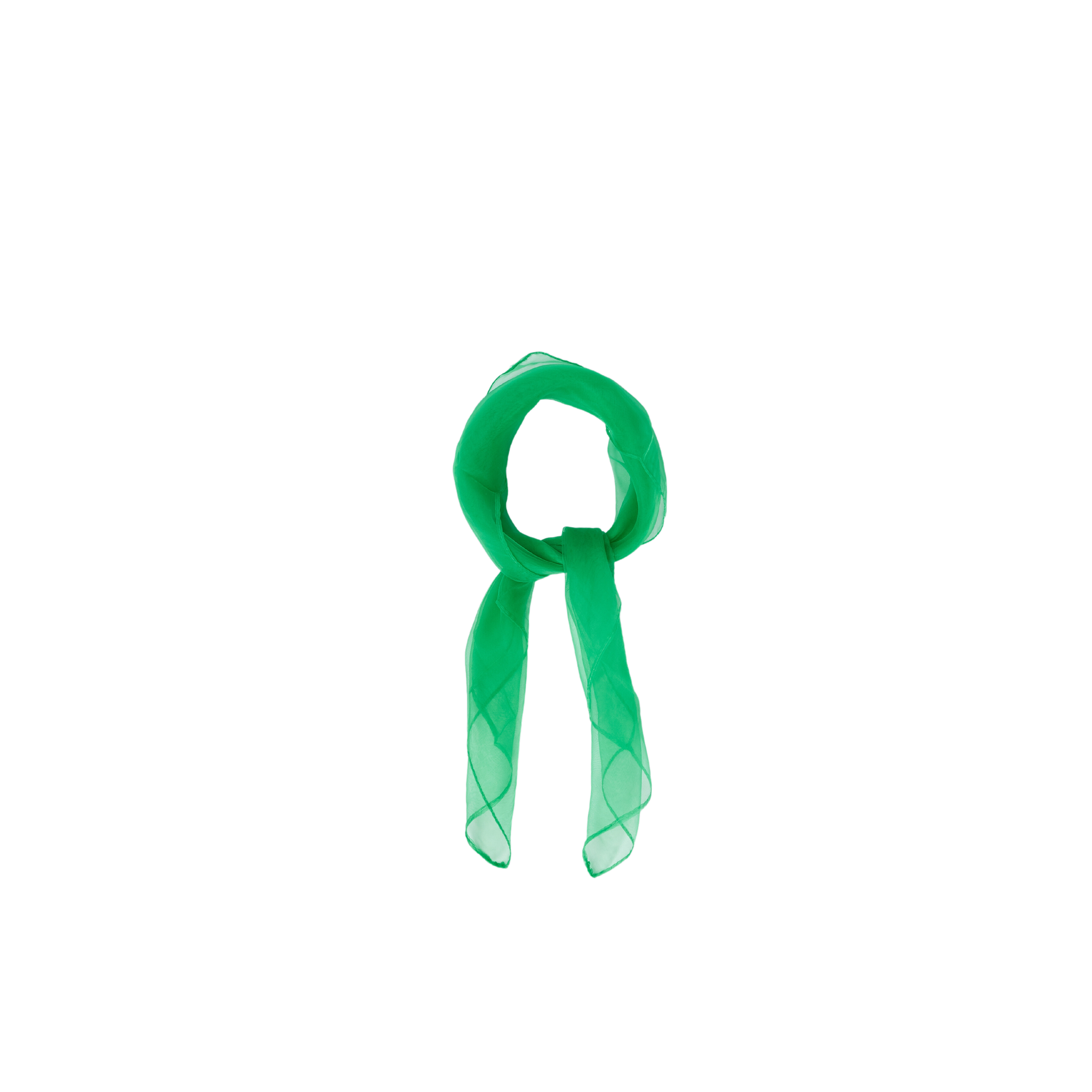 Green Chiffon Scarf - Cybershop Australia