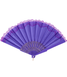 Purple Hand Fan