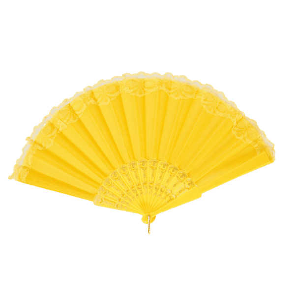 Yellow Hand Fan