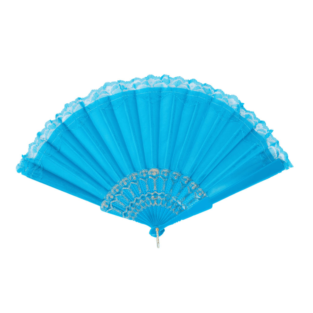 Light Blue Hand Fan - Cybershop Australia