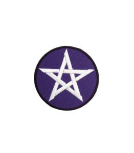 Pentagram Patch – Purple