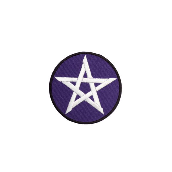 Pentagram Patch – Purple