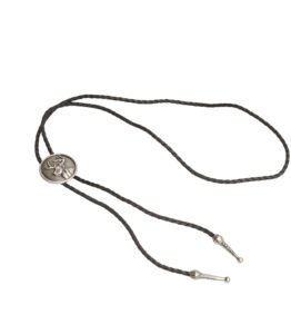 Bolo Tie with Western Deer – Silver