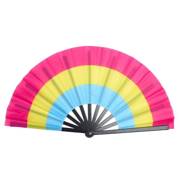Pansexual Pride Flag Hand Fan