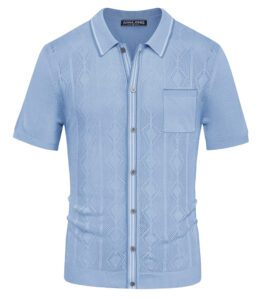 Sonny Collared Shirt – Pastel Blue