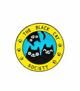 The Black Cat Society Enamel Pin
