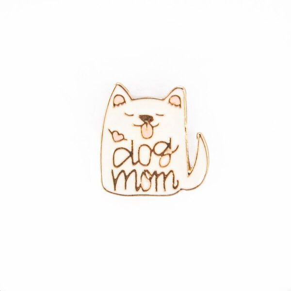 Dog Mom Enamel Pin