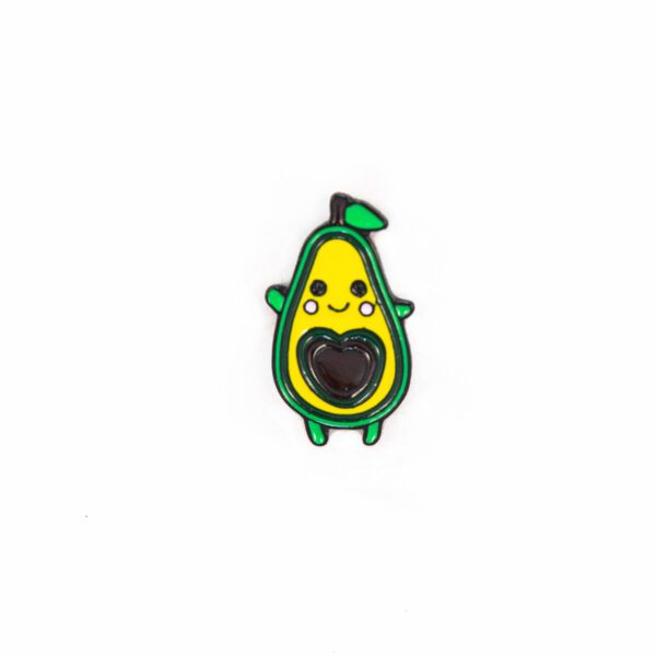 Happy Avocado Enamel Pin