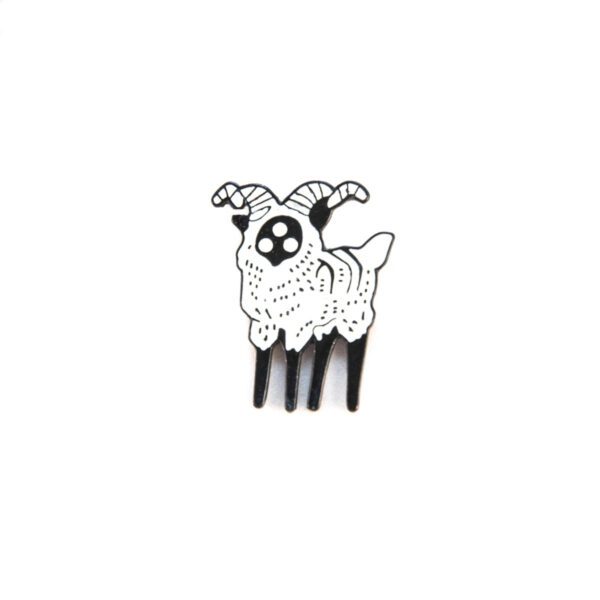 3 Eyed Sheep Enamel Pin