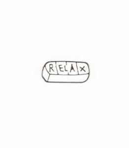 Relax Enamel Pin