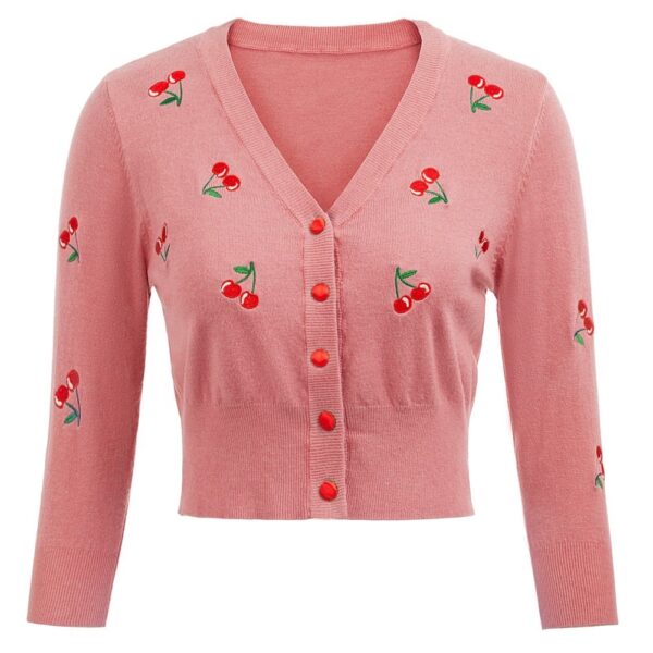 Cherry Cardigan – Pink