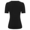 Honey Jersey Top – Black