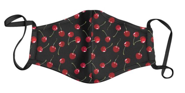 Face Mask - Cherry Black