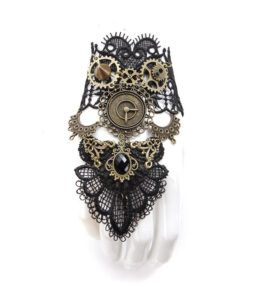 SteamPunk - Lace Ring Bracelet