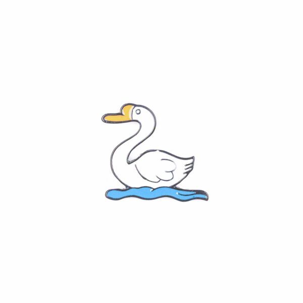 Duck on Water Enamel Pin - #80