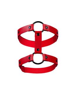 Clarice Red - Double Leg Garter