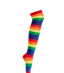 Rainbow Pride Over The Knee Socks