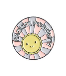 Radiate Positivity Enamel Pin - #370