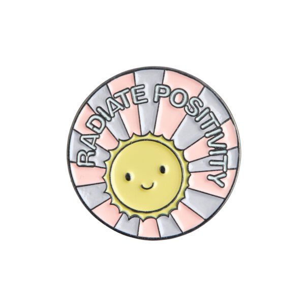 Radiate Positivity Enamel Pin - #370