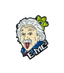 Einstein E-MC2 Enamel Pin - #367