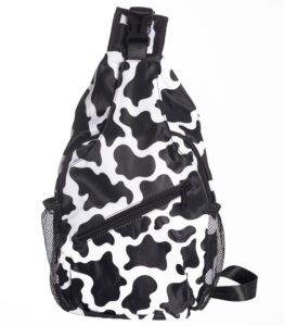 Side Bag - Black Cow