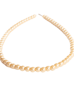Handmade Beaded Necklace – Honey Gold