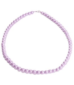 Handmade Beaded Necklace – Lavender