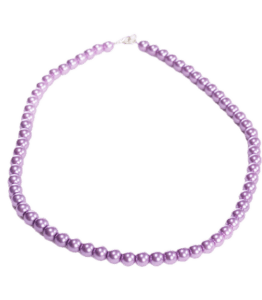 Handmade Beaded Necklace – Violet