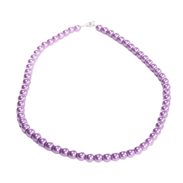 Handmade Beaded Necklace – Violet