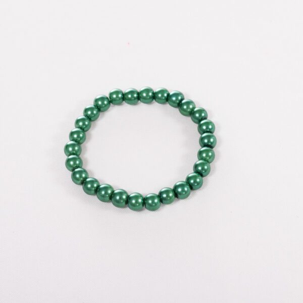 Handmade Beaded Bracelet - Forrest Green